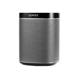 Sonos Play:1 Smart Speaker (Kompakter und kraftvoller WLAN Lautsprecher für unbegrenztes Musikstreaming – Feuchtigkeitsbeständiger Multiroom Lautsprecher) schwarz