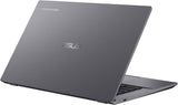 ASUS Chromebook Plus CX34 Laptop | 14 inch Full-HD 16:9 IPS Display | Intel Core i3-1215U | 8 GB RAM | 128GB UFS | Intel UHD Graphics | ChromeOS | QWERTZ toetsenbord | Rocky Grey