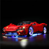 GEAMENT LED verlichtingsset compatibel met LEGO Ferrari Daytona SP3 - verlichting kit voor Technic 42143 (LEGO set niet inbegrepen)