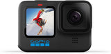 GoPro HERO10 zwarte waterdichte actiecamera met LCD aan de voorkant en Touch Back, 5.3K60 Ultra HD-video, 23 MP foto's, 1080p live streaming, webcam, stabilisatie H10 V2