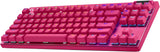 Logitech G PRO X TKL LIGHTSPEED Draadloos gamingtoetsenbord - MAGENTA - UK - TACTILE