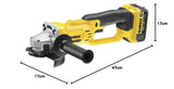 DEWALT Accu Haakse Slijper 18V XR 125mm (Inclusief 4,0Ah accu) CG412M2