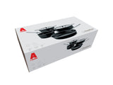 Alessi Potten & Pannen Pots & Pans, Set 6 PENTOLE A, Aluminium, Roestvrij Staal 18/10, Veelkleurig, One Size