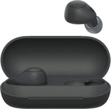 Sony WFC700NB.CE7 WF-C700N Draadloze Noise Cancelling oordopjes Hele dag comfortabel en stevig in de oren Tot 15 uur batterijduur met oplaadcase Zwart 3 maten