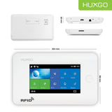 HXA006 Huis alarm kit WiFi + GSM met Sirene | Tuya Smartlife App | Alarmsysteem met 1x draadloze raamsensor, 5x bewegingssensor | Alarmsysteem voor huis, woning, garage