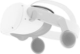 Logitech Chorus VR Off-Ear Headset voor Meta Quest 2, ontworpen voor gaming en VR fitness, lichtgewicht, openlucht meeslepende audio, flip to mute, USB-C passthrough - Wit