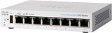 Cisco Systems CBS250-8T-D-EU Business Smart Switch 8 GE-poorten Desktop beperkte levenslange garantie voor hardware ,wit