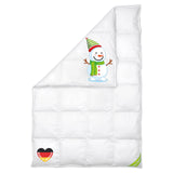 Koru Kids® Donzen dekbed 135 x 200 cm, 100% Canadees landdons, dekbed voor kinderen, verenbedden 135 x 200, dons, made in Germany, warme deken voor volwassenen en kinderen