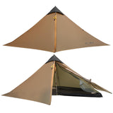 3F UL Gear Lanshan Ultralichte tent voor camping, 1 persoon of 2 personen, 3/4-seizoenen, waterdicht, professionele wandeltent voor 1 persoon, campingtent, dubbellaags