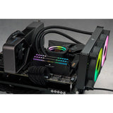 Corsair DOMINATOR PLATINUM RGB DDR5 64GB (2x32GB) 6000MHz C40 Intel-Geoptimaliseerd Desktopgeheugen (Gepatenteerde CORSAIR DHX Koeling, 12 Ultraheldere CAPELLIX RGB LED's) Zwart