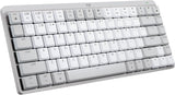 Logitech MX Mechanische Mini voor Mac Draadloos Verlicht Toetsenbord, QWERTZ Duits - Lichtgrijs