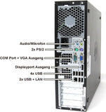 HP 600 G1 SFF Silent Business Office Multimedia Computer met 3 jaar garantie! | Intel®Core i5® 4430 3.2 GHz | 8GB DDR3 | 256GB SSD 250GB HDD | DVD | Windows 11 Prof. 64-bit | #7132