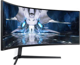 Samsung Odyssey Neo G9 G95NA 49 inch 240 Hz Gaming 49 inch DWQHD 5120 x 1440, 240 Hz, VA - MiniLED 1ms, 1000R, 420 cd/m2, 100000:1, H/I/draaibaar, DisplayPort-kabel