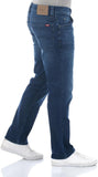 MUSTANG Tramper Straight Fit Jeans voor heren, denim, stretch, katoen, blauw, zwart, W30, W32, W33, W34, W36, W38, W40