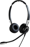 Jabra Biz 2400 II QD on-ear stereo headset met snelkoppeling - lichtgewicht noise cancelling kabel hoofdtelefoon met HD voice en zacht hoofdkussen voor tafeltelefoons