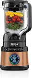 Ninja 2-in-1 Detect Power Blender Pro & Single Serve, 1200W-Blender met 2L-Kan (1900 ml Max Vloeistofcapaciteit) & Beker, Blend Smoothies, Hak Groenten & Mix IJsdrankjes, Zwart/Koper, TB301EUCP