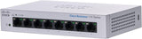 Cisco Business CBS110-8T-D Unmanaged Switch | 8 GE-poorten | Desktop | Ext. Voeding | Beperkte levenslange bescherming (CBS110-8T-D)