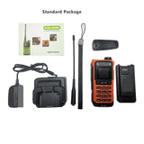 RT-780 Amateur Walkie-Talkies Air Band Radio-ontvanger Lange Afstand Draagbare Tweeweg Ham Radio Transceiver Duidelijk Geluid(Grey Standard)