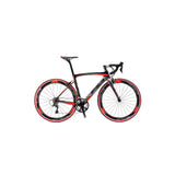 ABNMJKI-fietsen Racefiets Carbon 700c Fiets Carbon Racefiets met 18 snelheden Racing Road Bike Carbon Fiber Fiets