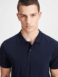 JACK & JONES 12171776 Poloshirt voor heren, slim fit, korte mouwen, zwart, wit, blauw, grijs, XS, S, M, L, XL en XXL