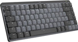 Logitech MX Mechanische Mini voor Mac Draadloos Verlicht Toetsenbord, QWERTZ Duits - Space Grey