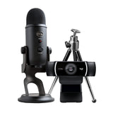 Logitech Pro Streamer Pack met Blue Yeti USB-microfoon en Logitech C922 Pro HD Webcam - Zwart