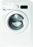 Indesit EWE 81284 W IT wasmachine 8 kg, vrijstaand, voorlader, centrifugerental 1200 omwentelingen per minuut, breedte 59,5 cm, diepte 57,2 cm, hoogte 85,0 cm, energieklasse C