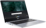 ACER Chromebook 314 met touchscreen | 14" Full-HD IPS | Intel Celeron N4120 Quad Core | 4GB RAM | 64GB eMMC | Chrome OS | QWERTY Toetsenbord