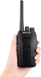 Retevis RT27 Professionele Walkie Talkie Portofoons PMR Vergunningsvrije 16 Kanalen CTCSS/DCS VOX Scan Monitor Noodoproep Walkie Talkie met USB-laadstation (10 Stuks, Zwart)