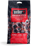 Weber Briketten | 8 Kg Zak| BBQ Brandstof | Premium Kwaliteit, Gemakkelijk Aan Te Steken | 100% Natuurlijk Hout | Gemaakt Van Resthout (1759180)