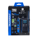 Motorola Solutions Talkabout T802 Twee-weg Radio's, 2 Pack, Zwart/Blauw