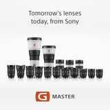 Sony SEL-100400GM G Master Super Telezoom-objectief 100-400 mm, F4.5-5.6, OSS, volledig formaat, E-Mount, wit/zwart