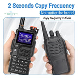 Walkie Talkie Volledige Band Lange Afstand Draadloze Kopieerfrequentie Tweerichtingsradio Type-C Krachtige UV K5 Hamradio Duidelijk Geluid(BK Cable)