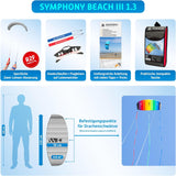 HQ Symphony Beach Vlieger III 1.3 Flame