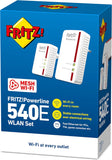 FRITZ!Powerline 540E WLAN Set International 500 Mbit/s Ethernet LAN Wifi Wit 2 stuk(s)