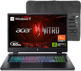 acer Nitro 17 gaming-laptop | AMD Ryzen 7 7840HS Octa-Core CPU | NVIDIA GeForce RTX 4060 Laptop GPU | 17,3 inch QHD 165Hz IPS-scherm | 1 TB Gen 4 SSD | Wi-Fi 6E | RGB-achtergrondverlichting KB |