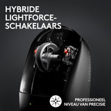 Logitech G PRO X SUPERLIGHT 2 LIGHTSPEED draadloze gaming muis, lichtgewicht, German Packagin, Zwart