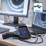 Bosch Professional inspectiecamera GIC 12V-5-27 C (kabellengte: 150 cm, oriëntatiefunctie AutoUp, display met hoge resolutie: 5"-scherm, 1280x720 px, in kartonnen doos)
