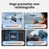 DJI Air 3S Fly More Combo (RC-N3), drone met 1" CMOS-groothoek- en medium telecamera, 4K/60fps HDR-video, omnidirectionele obstakeldetectie voor nachtlandschappen en 3 accu's voor langere vluchttijd