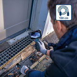 Bosch Professional inspectiecamera GIC 12V-5-27 C (kabellengte: 150 cm, oriëntatiefunctie AutoUp, display met hoge resolutie: 5"-scherm, 1280x720 px, in kartonnen doos)