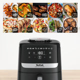 Tefal EY5528 Easy Fry Silence Silent Air Fryer, 5L, Quietest Air Fryer Thanks to Silent Technology, 10 Programs, System for Easy Storage and Cleaning