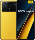 Xiaomi POCO X6 Pro 5G smartphone + headphones, 8+256 mobile phone without contract, 64MP OIS triple camera, yellow (NL version + 2 year guarantee)