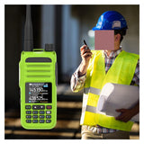 A36plus Walkie Talkie Ham Radio Draadloze Programmeur Multifunctionele Radio Transceivers Multi-Band UHF/VHF/AM/FM Voice Radio Duidelijk Geluid(Black)