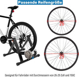 Fietstrainer, standaard voor indoor bike, lage noise bicycle, standaard verstelbaar, indoor trainer voor 26-29 inch fietsen en 700C fietsen, 40-60 dB