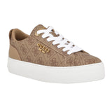 GUESS Genza Sneaker voor dames, Latte Multi 110, 8 US