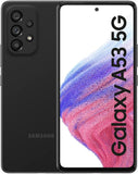 Samsung Galaxy A53 5G Smartphone Android Display Infinity-O FHD+ Super AMOLED 6,5 inch-scherm, 6 GB RAM en 128 GB uitbreidbaar intern geheugen, batterij 5.000 mAh, zwart (Awesome Black) [Italiaanse versie].