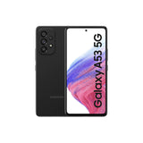 Samsung Galaxy A53 5G Smartphone Android Display Infinity-O FHD+ Super AMOLED 6,5 inch-scherm, 6 GB RAM en 128 GB uitbreidbaar intern geheugen, batterij 5.000 mAh, zwart (Awesome Black) [Italiaanse versie].