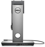 DELL DS Dock Stand DS1000 EMEA DS1000, bedraad, USB 3.2 Gen 1, W125828313 (DS1000, bedraad, USB 3.2 Gen 1 (3.1 Gen 1) Type-C, 3,5 mm, USB Type-A, 100,10000 M bit/s, zwart, zilver)