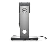 DELL DS Dock Stand DS1000 EMEA DS1000, bedraad, USB 3.2 Gen 1, W125828313 (DS1000, bedraad, USB 3.2 Gen 1 (3.1 Gen 1) Type-C, 3,5 mm, USB Type-A, 100,10000 M bit/s, zwart, zilver)