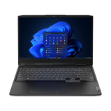 Lenovo IdeaPad Gaming 3 Gen 7 Laptop, 39,6 cm (15,6 inch), FullHD (Intel Core i7-12650H, 10C, 16GB RAM, 512GB SSD, NVIDIA GeForce RTX 3050-4 GB, zonder besturingssysteem), grijs, QWERTY-toetsenbord